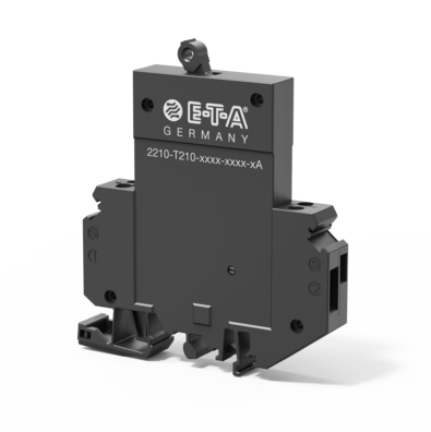 Thermisch-magnetischer Schutzschalter, Typ 2210-T2 | E-T-A Typ 2210-T2 von E-T-A: Ein- und mehrpoliger, thermisch-magnetischer Schutzschalter mit Kipphebelbetätigung.